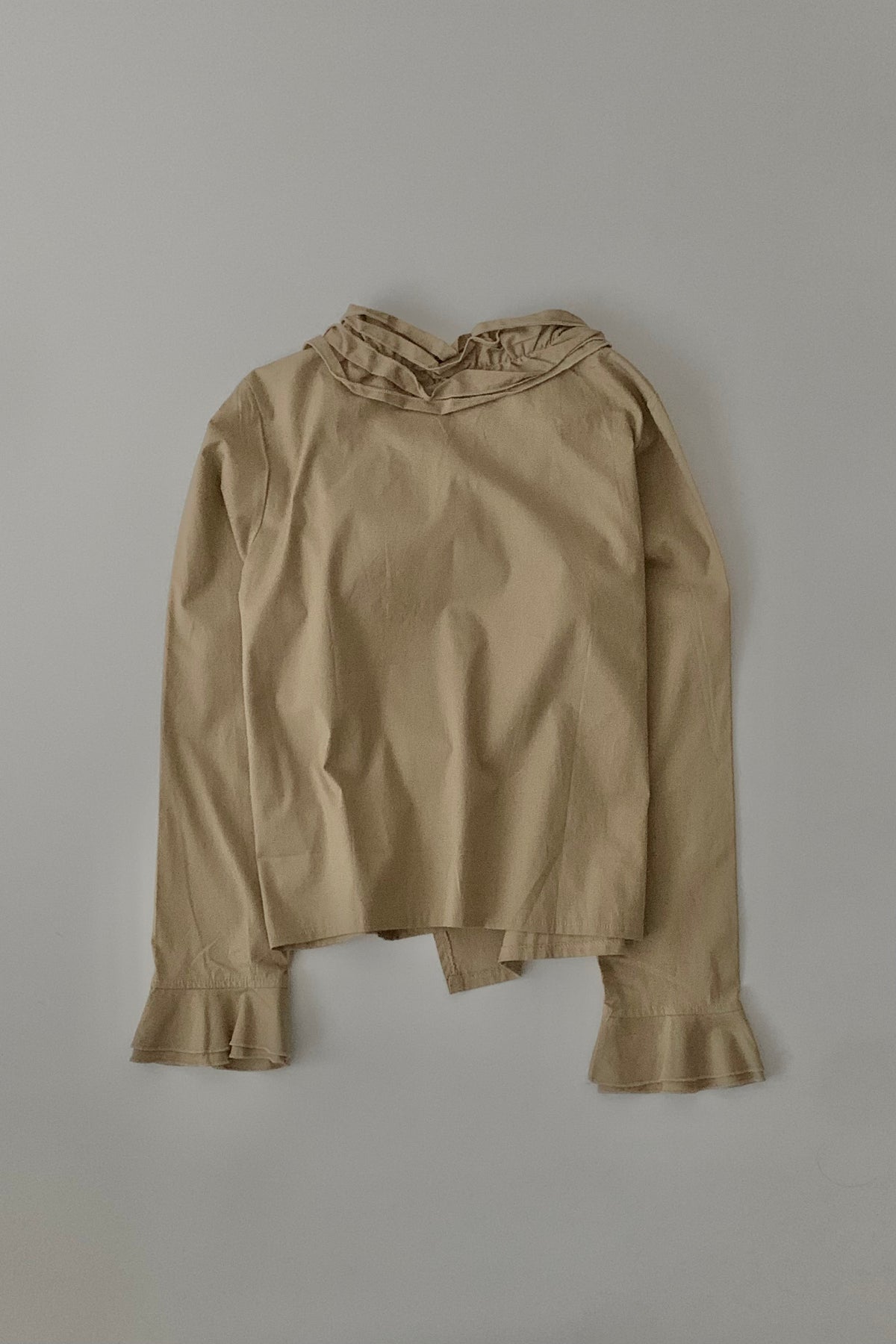 beige rose corsage cardigan