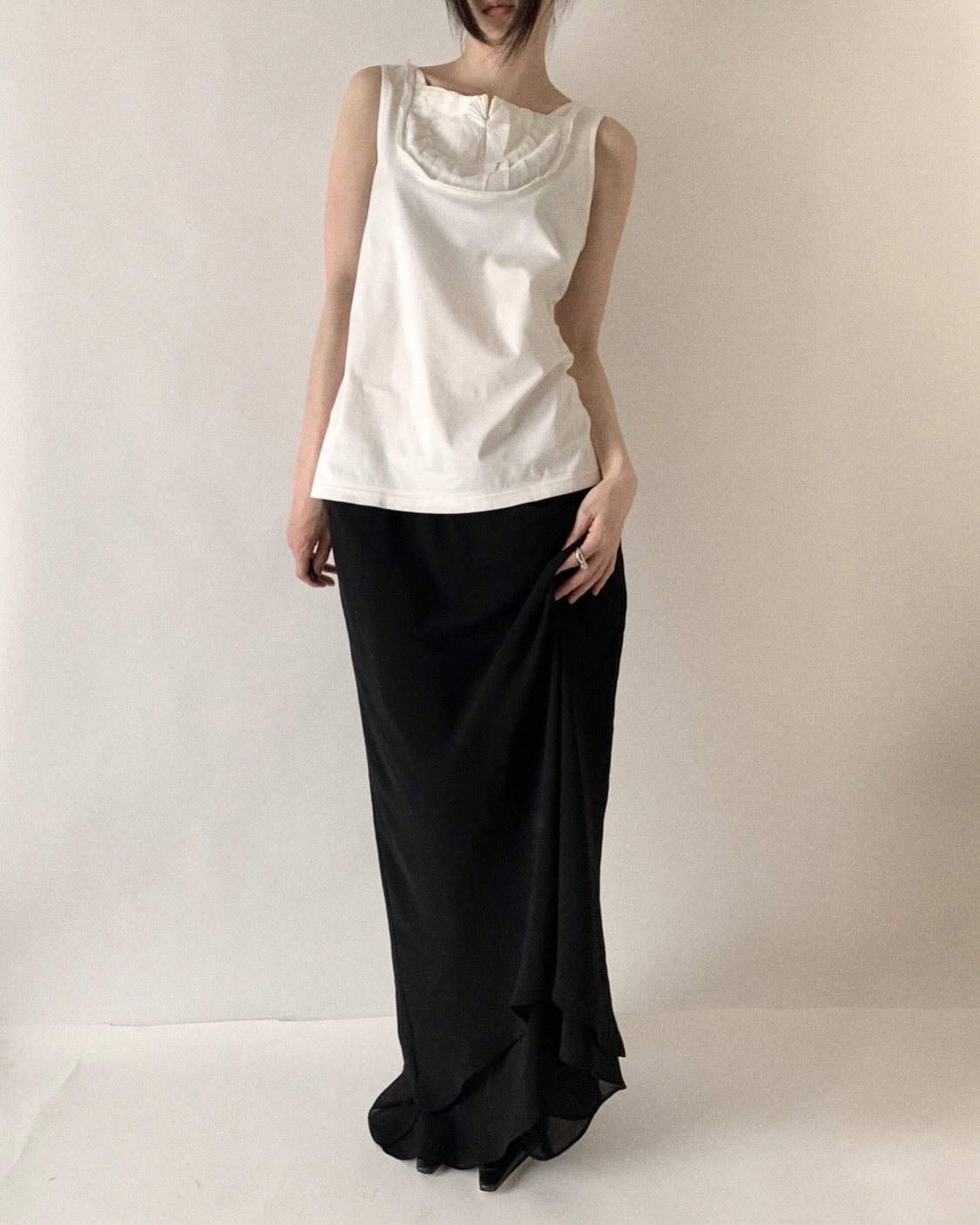 FENDI gather design tops