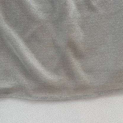 Italy silver summer knit skirt