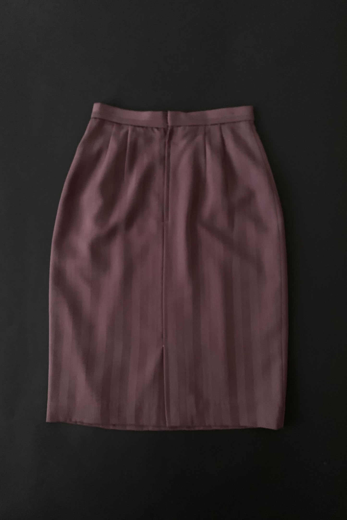 purple stripe skirt