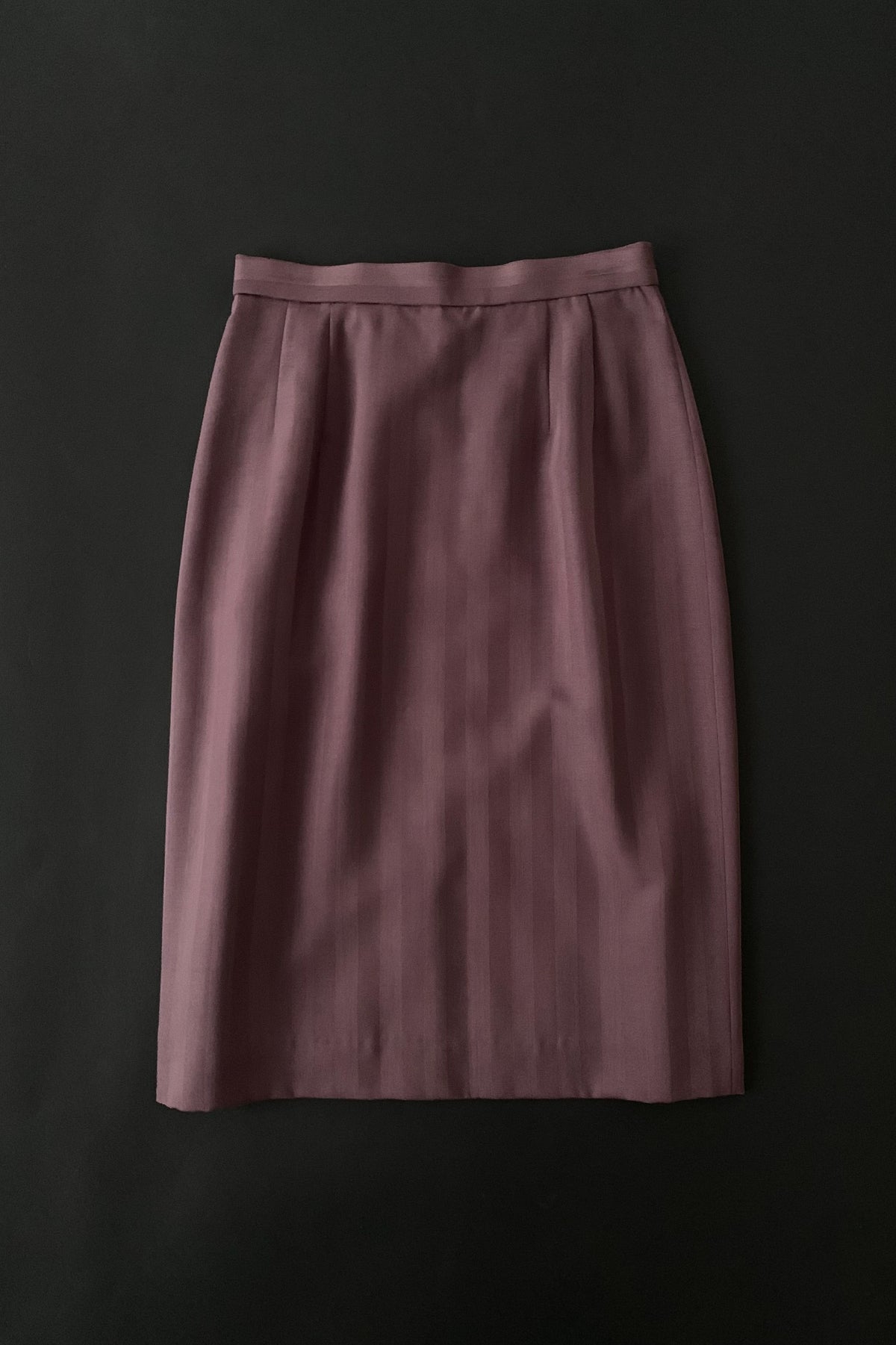 purple stripe skirt