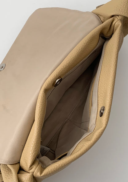 light camel leather bag