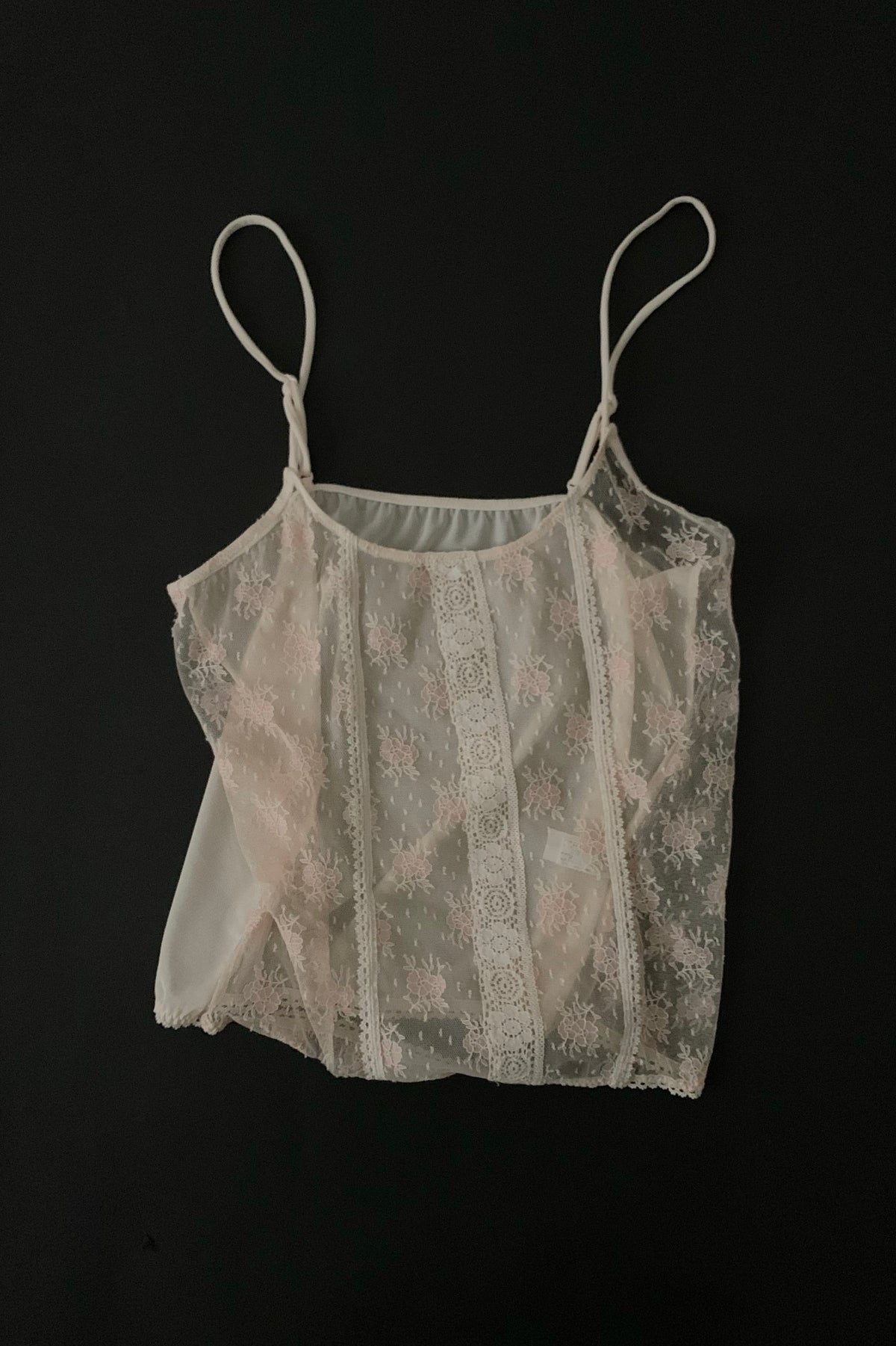 Chloe pink lingerie camisole