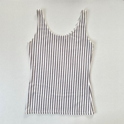 Calvin Klein purple stripe tops