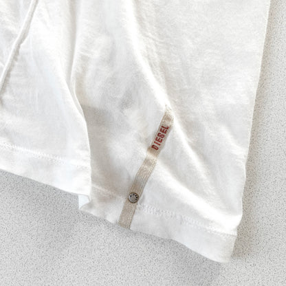 DIESEL white frill tunic