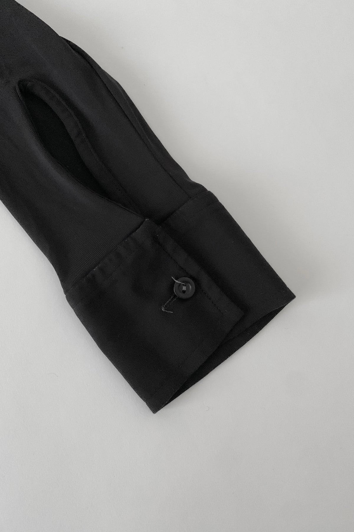Italy black over sized long shirt