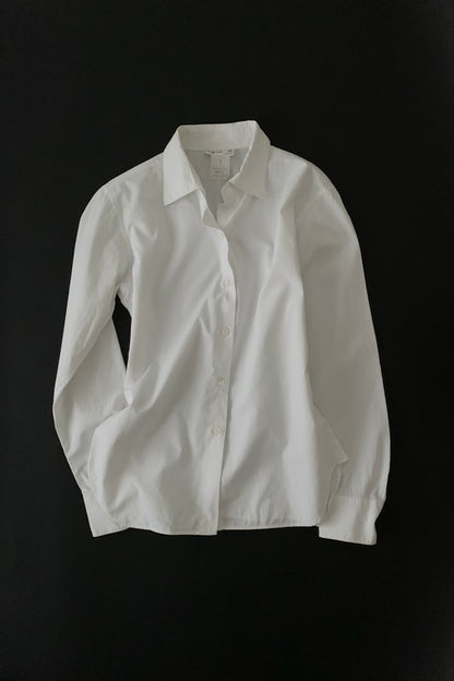 agnes b. white cotton shirt