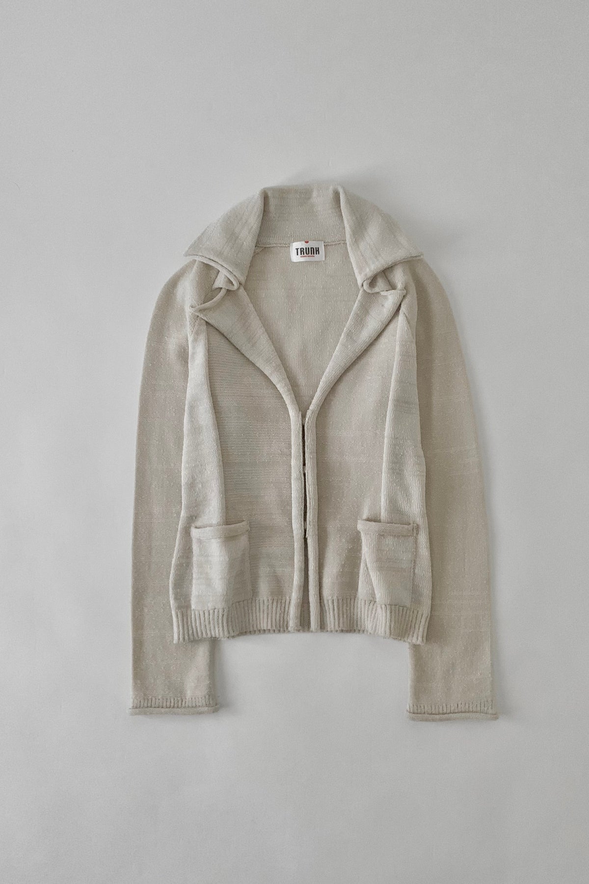 graige tweed knit jacket
