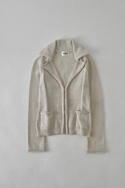 graige tweed knit jacket