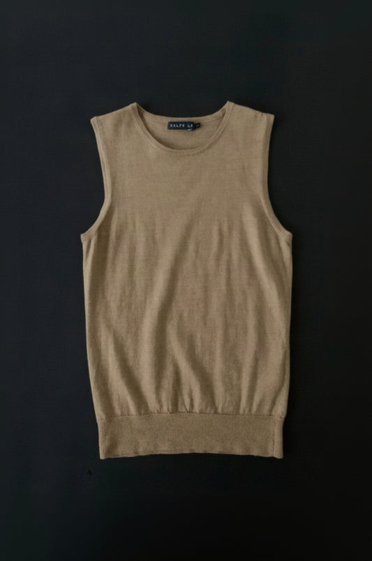 Ralph Lauren brown wool vest