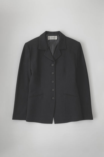 black classic tailored jacket