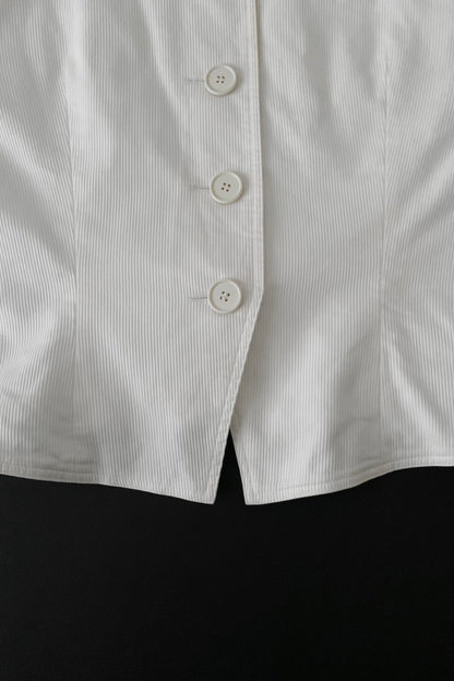 Christian Dior ivory vest