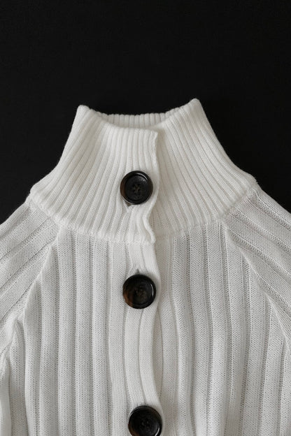 black buttons kint poncho