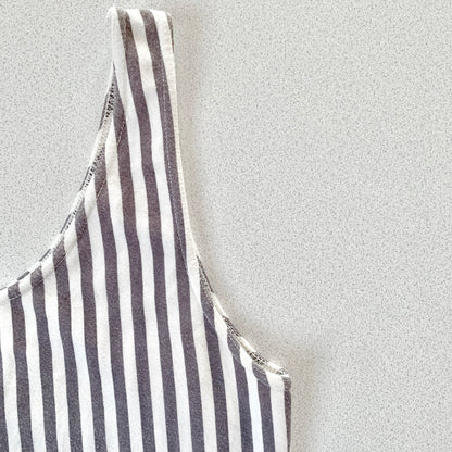 Calvin Klein purple stripe tops