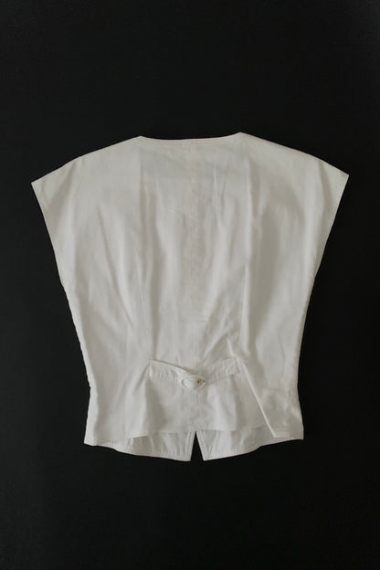 Christian Dior ivory vest