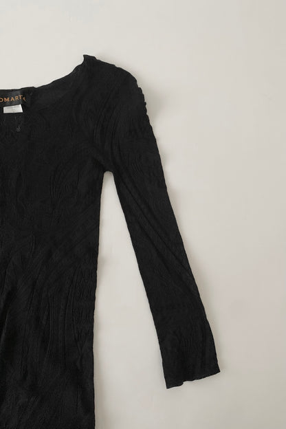 black lace tight tops