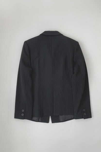 black classic tailored jacket