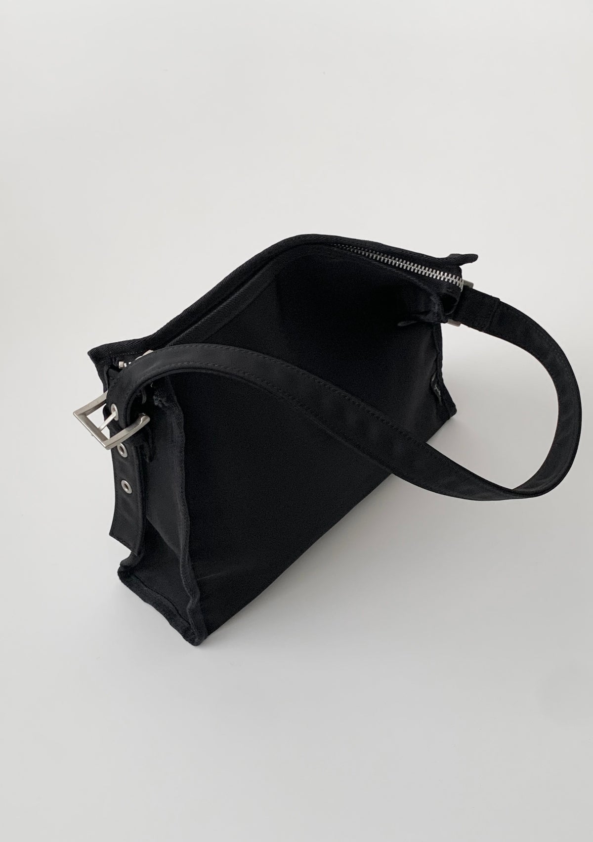 agnes b. black nylon bag