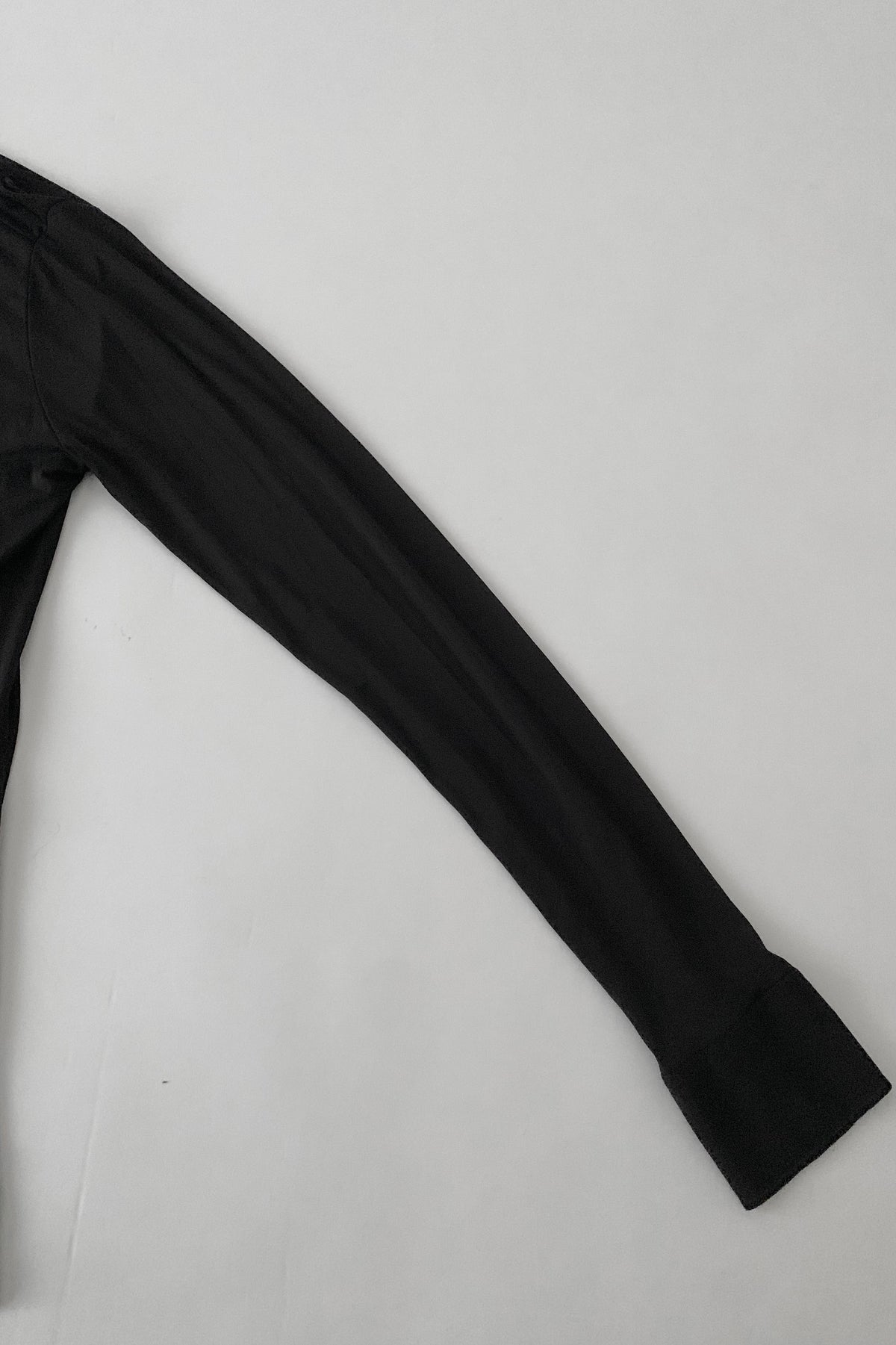 Italy black over sized long shirt