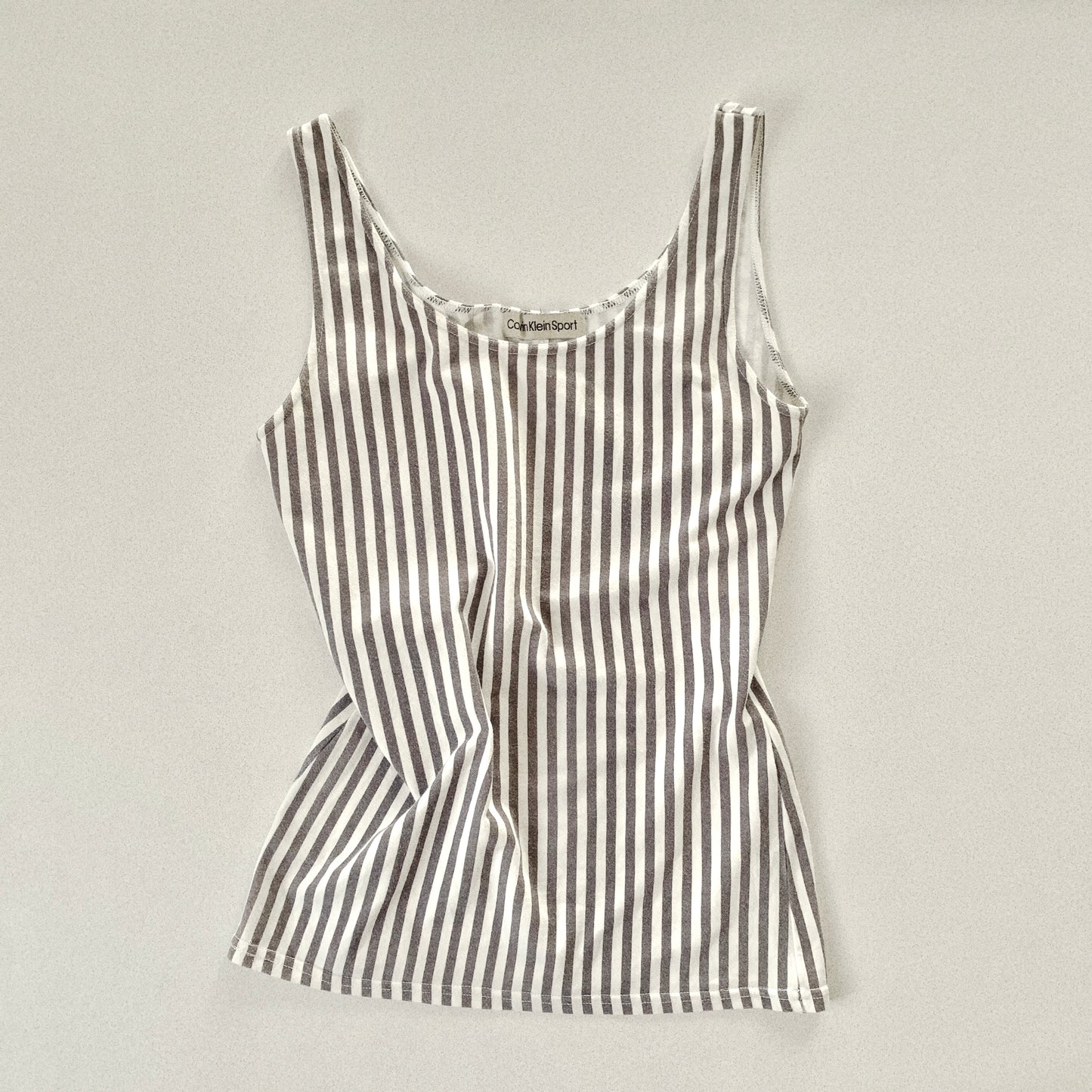 Calvin Klein purple stripe tops