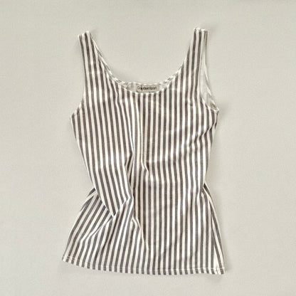 Calvin Klein purple stripe tops