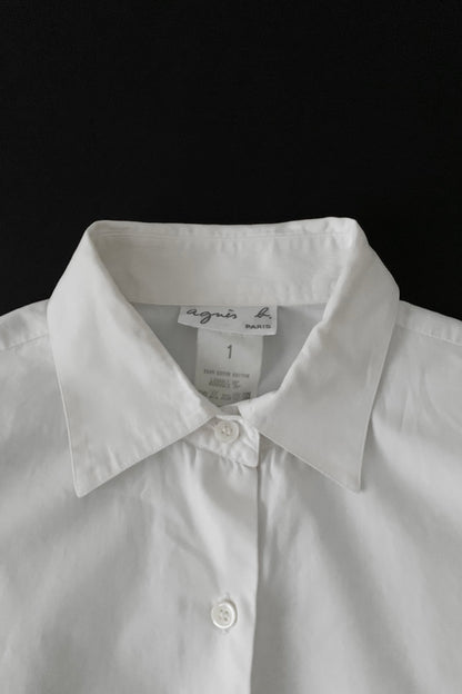 agnes b. white cotton shirt
