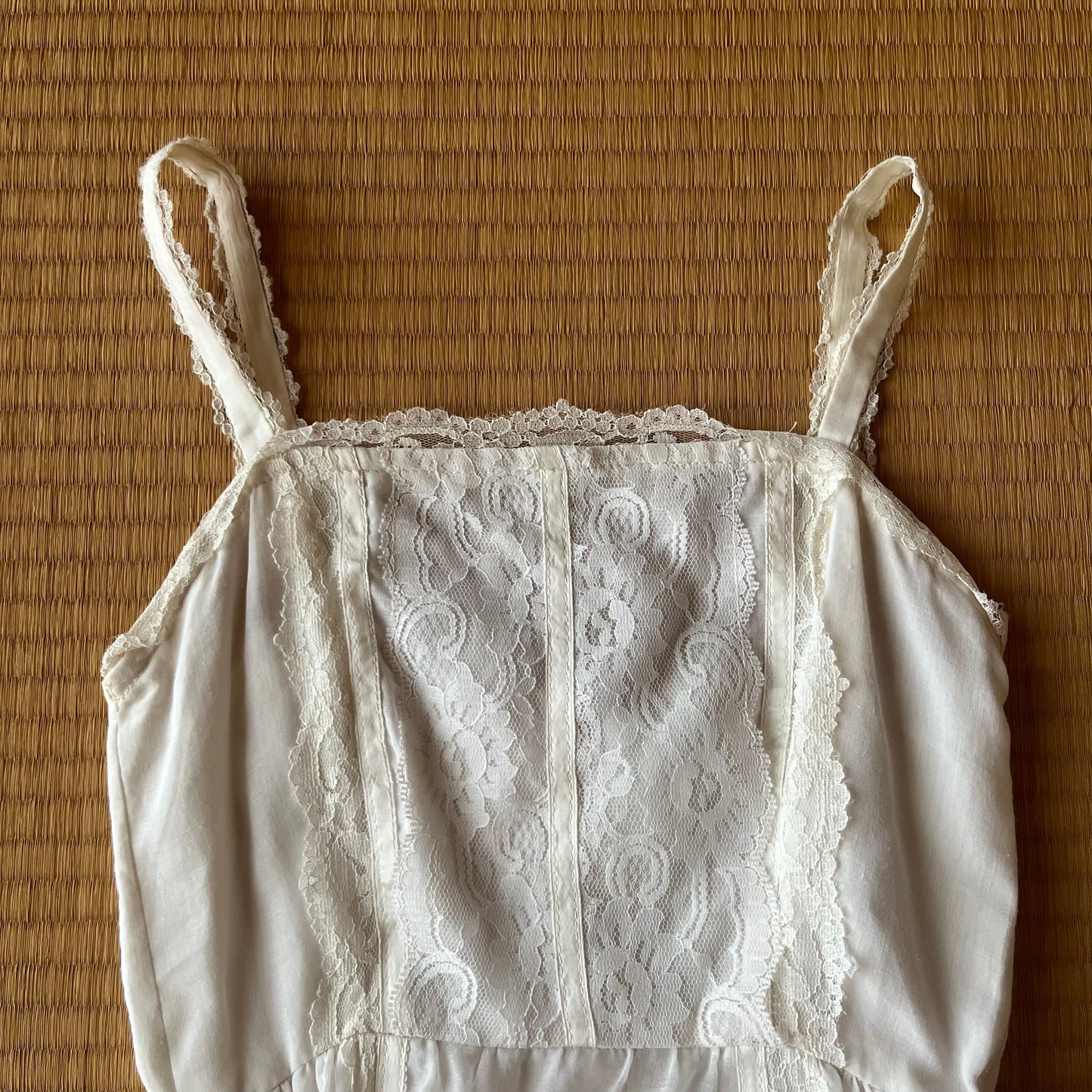 ivory vintage lace dress