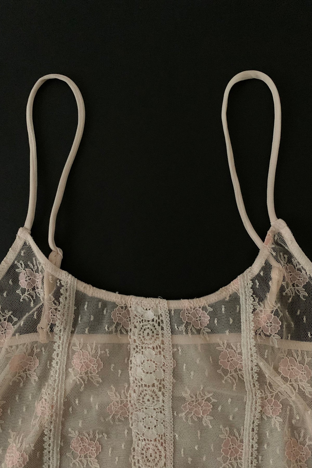 Chloe pink lingerie camisole