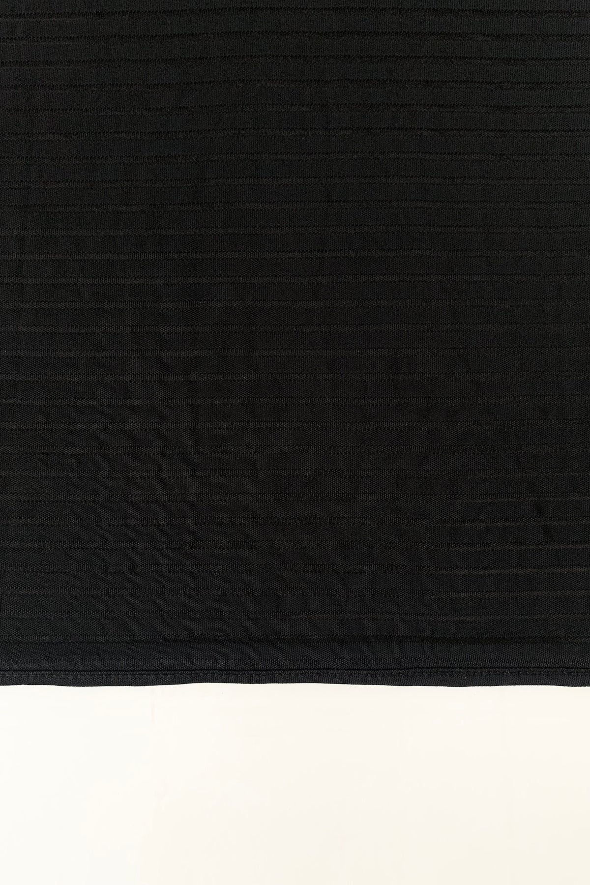 ARMANI black sheer stripe tops