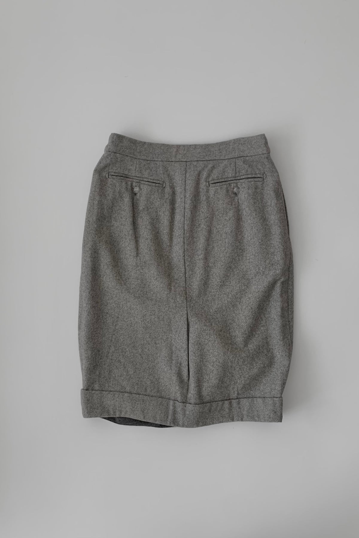 MaxMara  gray tweed balloonskirt