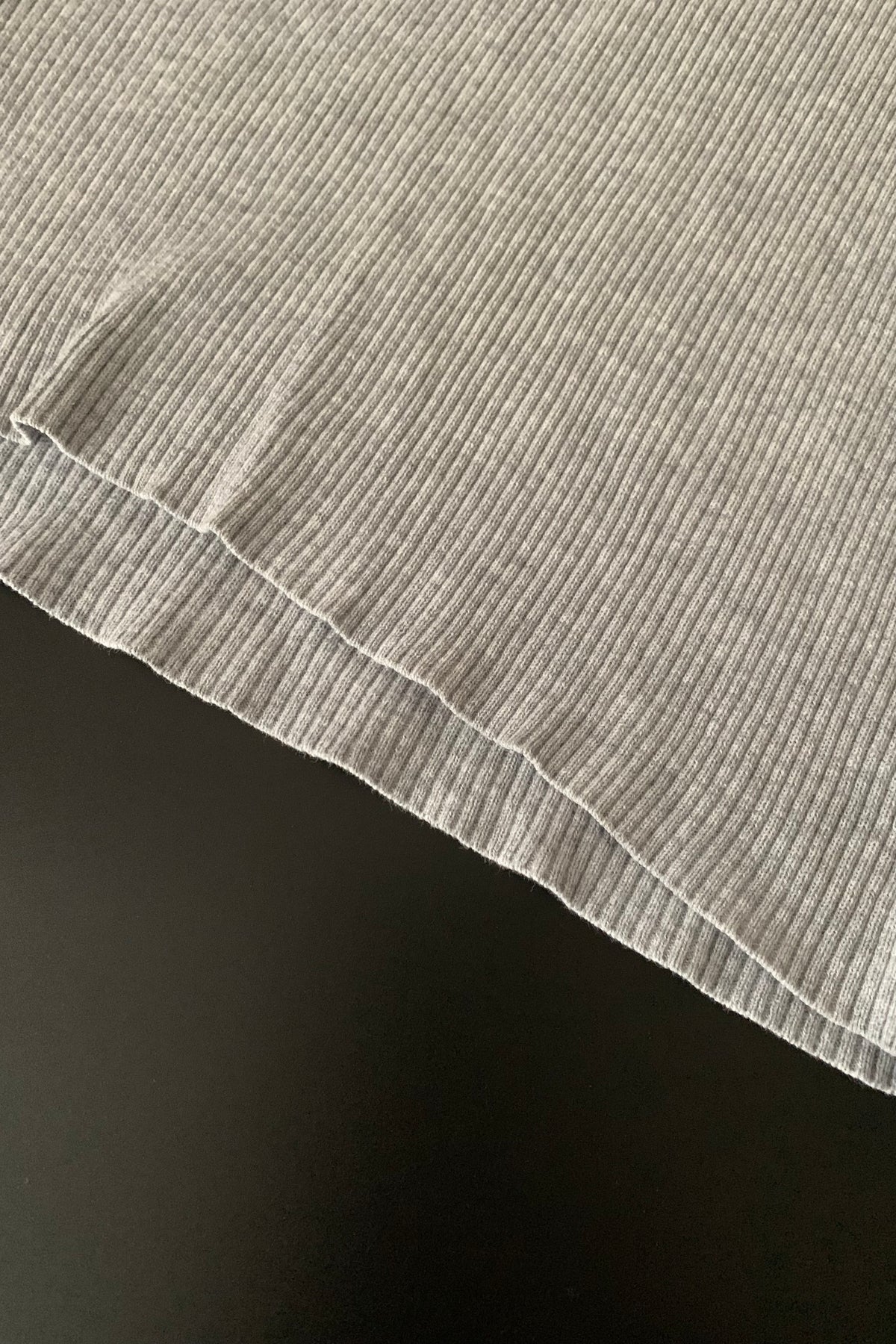 Calvin Klein gray rib cotton tops