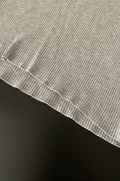 Calvin Klein gray rib cotton tops