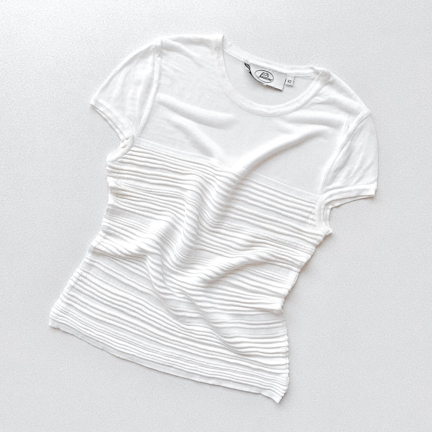 Italy  stripe summer knit