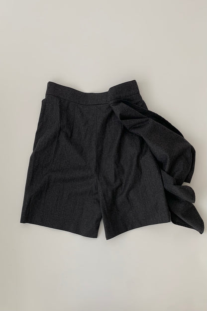 MaxMara dark  gray wrap wool pants
