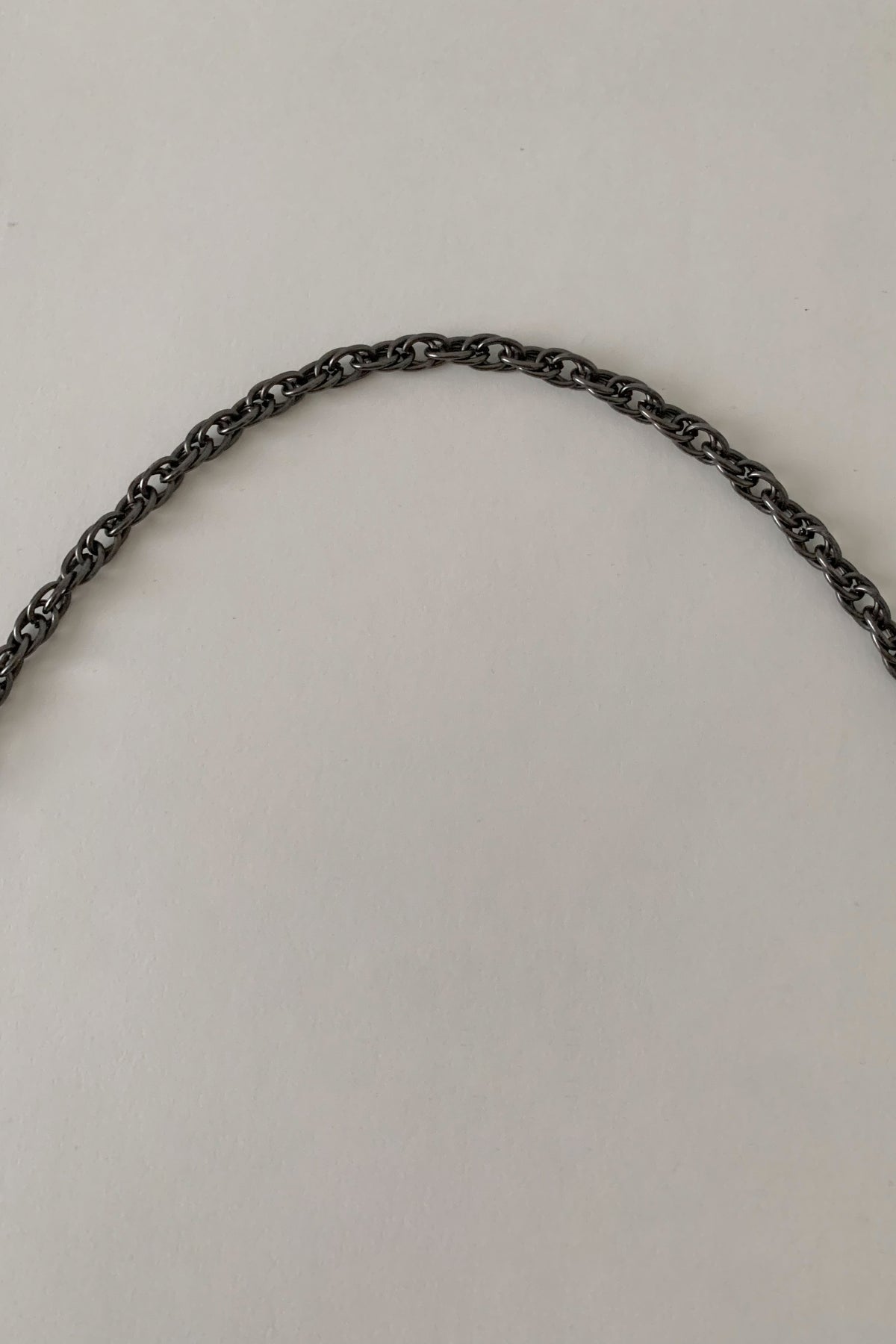 Italy black ring chain bag