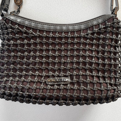 rattan motif mini bag