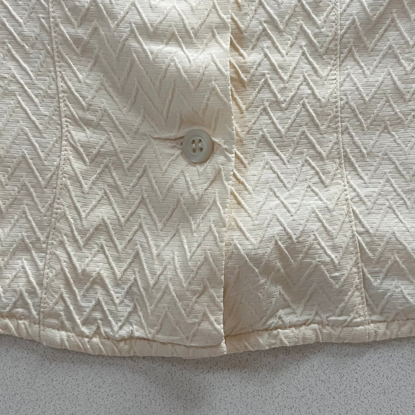 ARMANI pale yellow vest