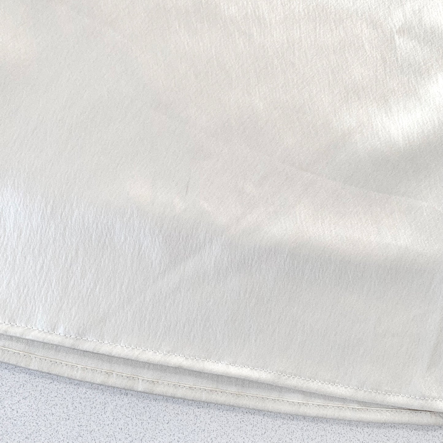 champagne gold satin long skirt