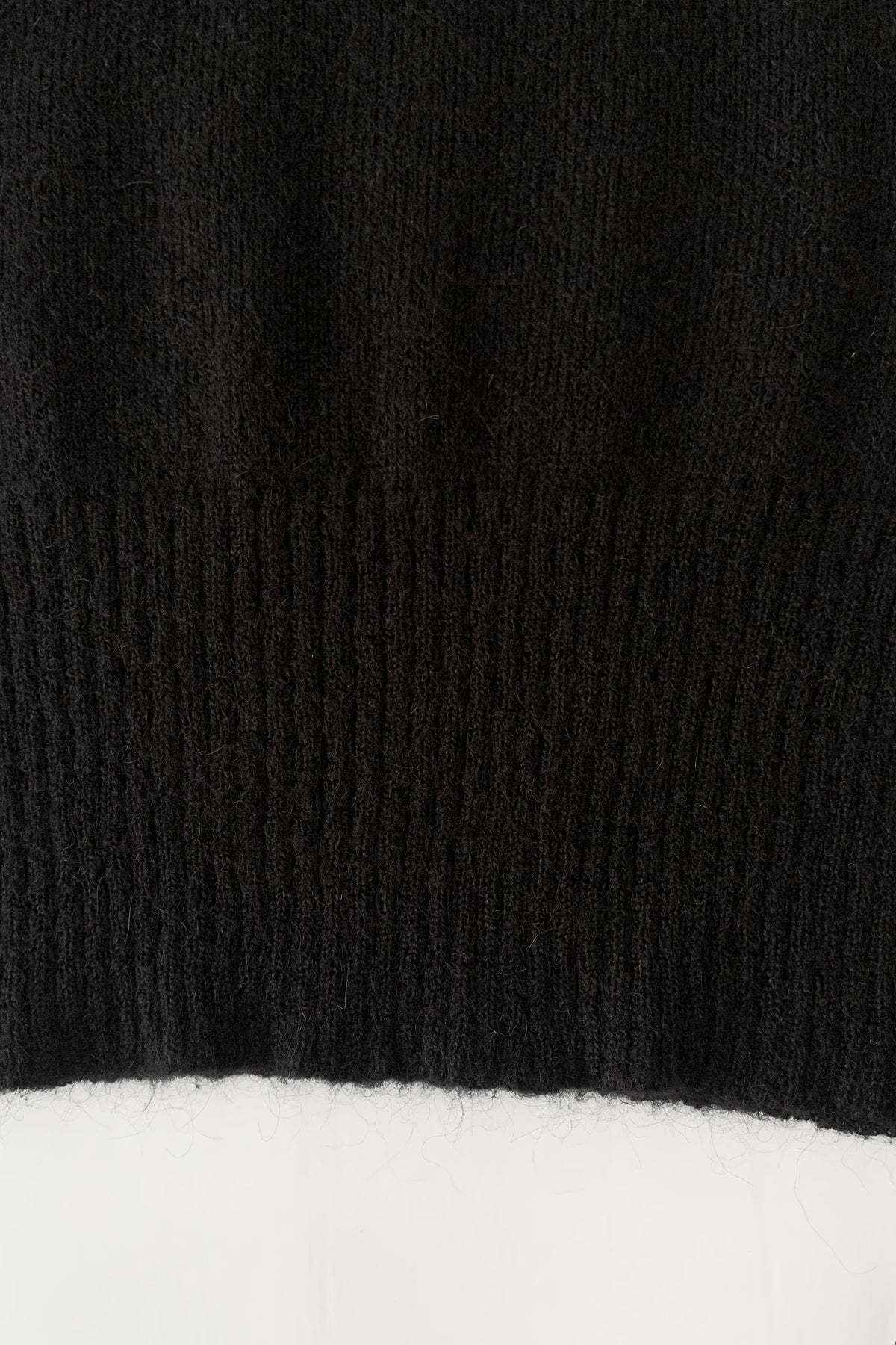 black side ribbon vest