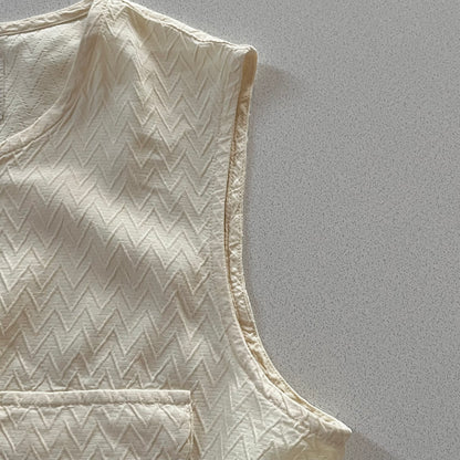 ARMANI pale yellow vest