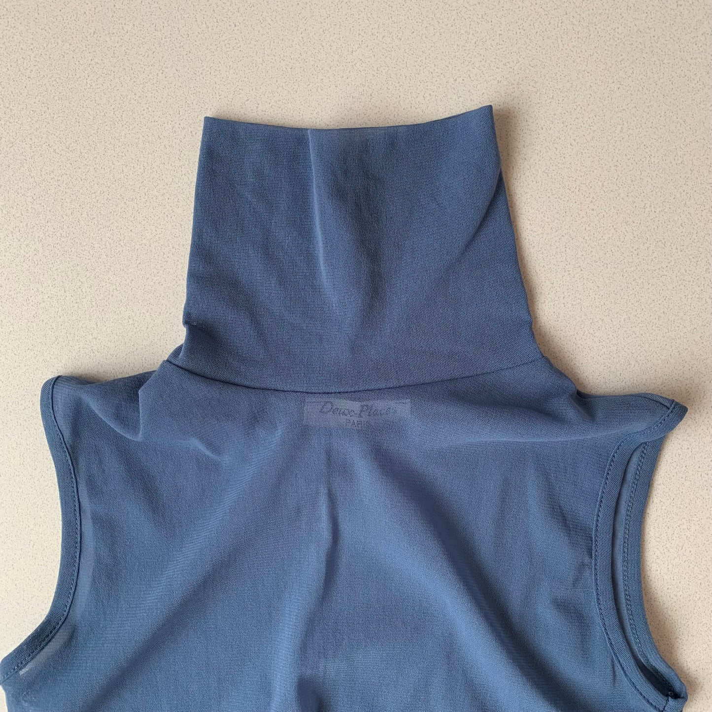 France blue tulle vest