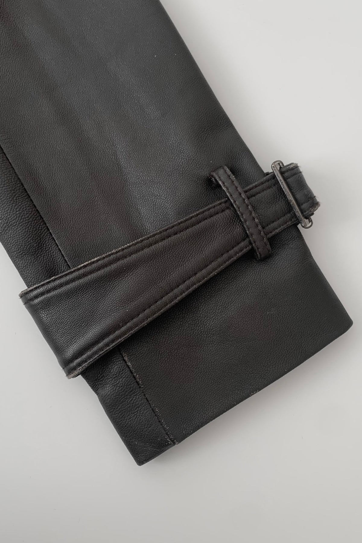 dark brown lamb leather jacket