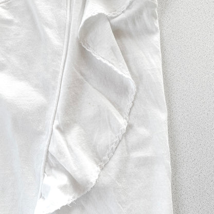 DIESEL white frill tunic