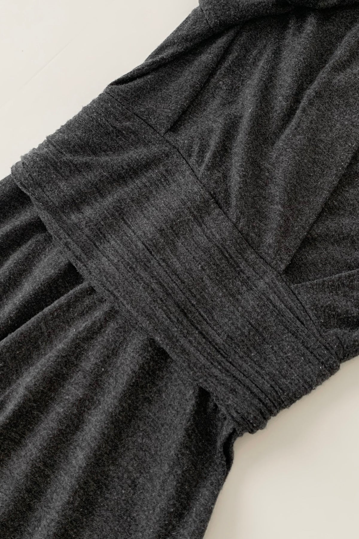 U.K. gray gather design dress