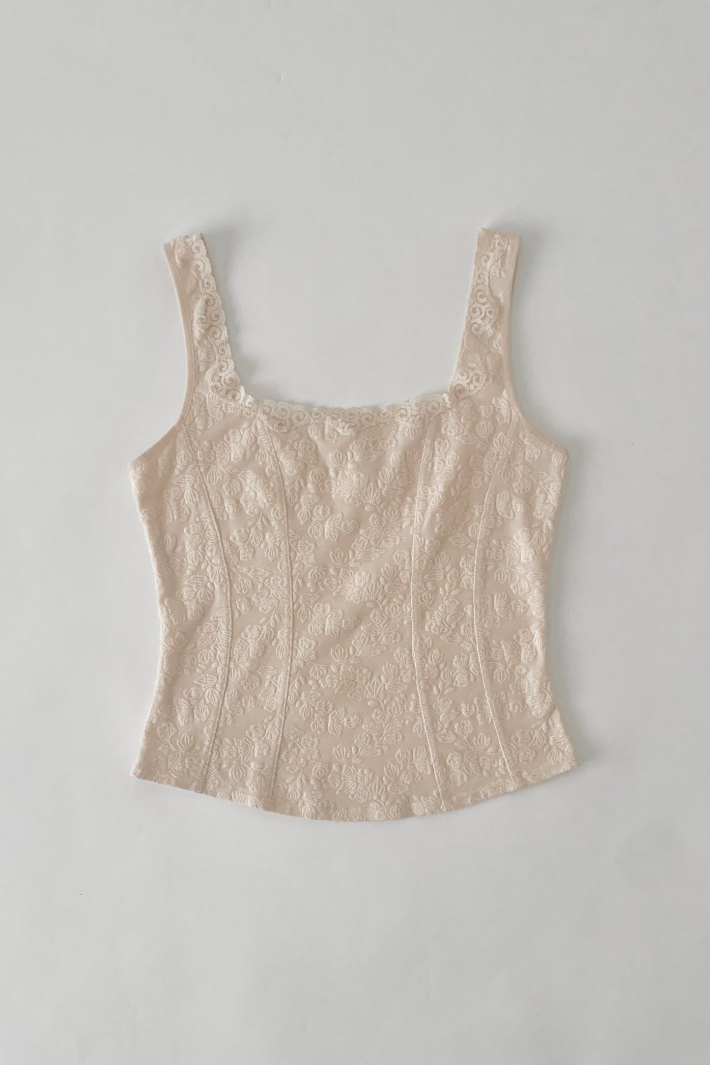 Canada pink jacquard camisole
