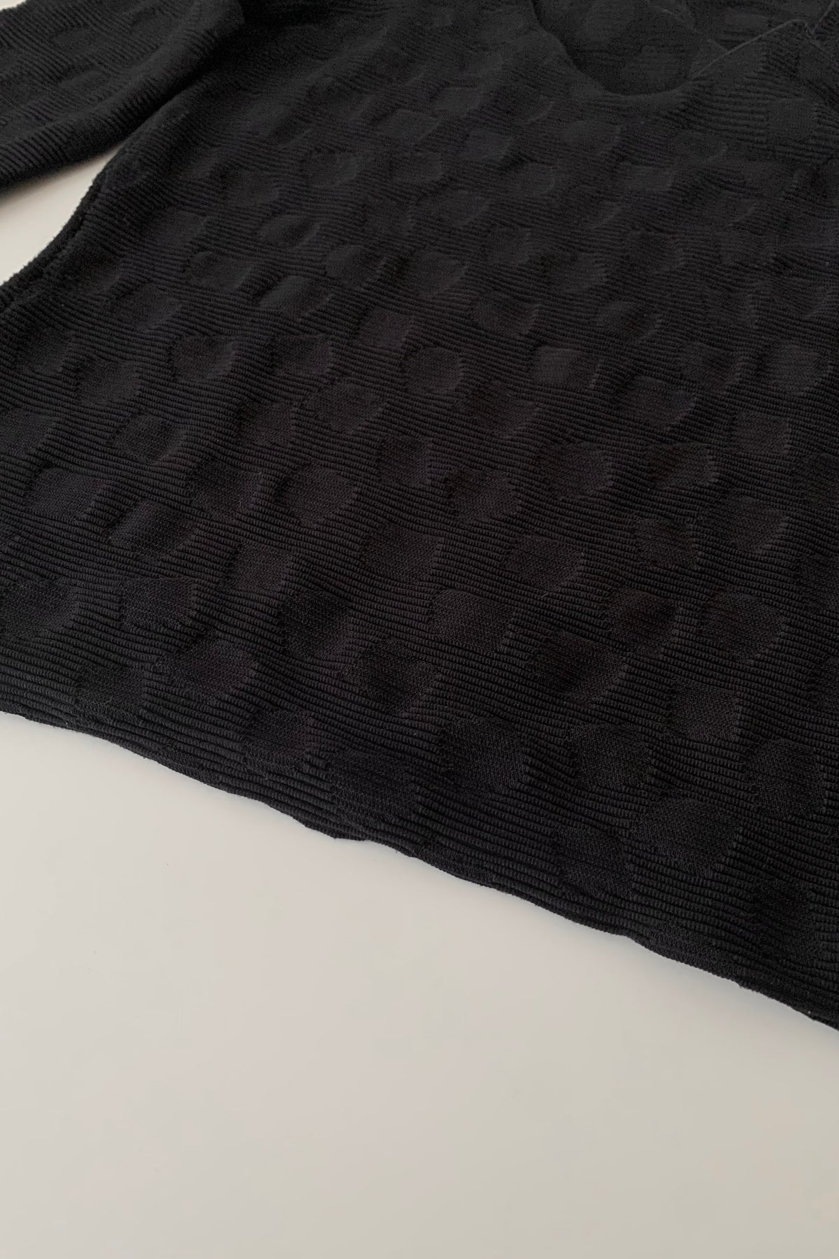 ARMANI black dot & stripe tops