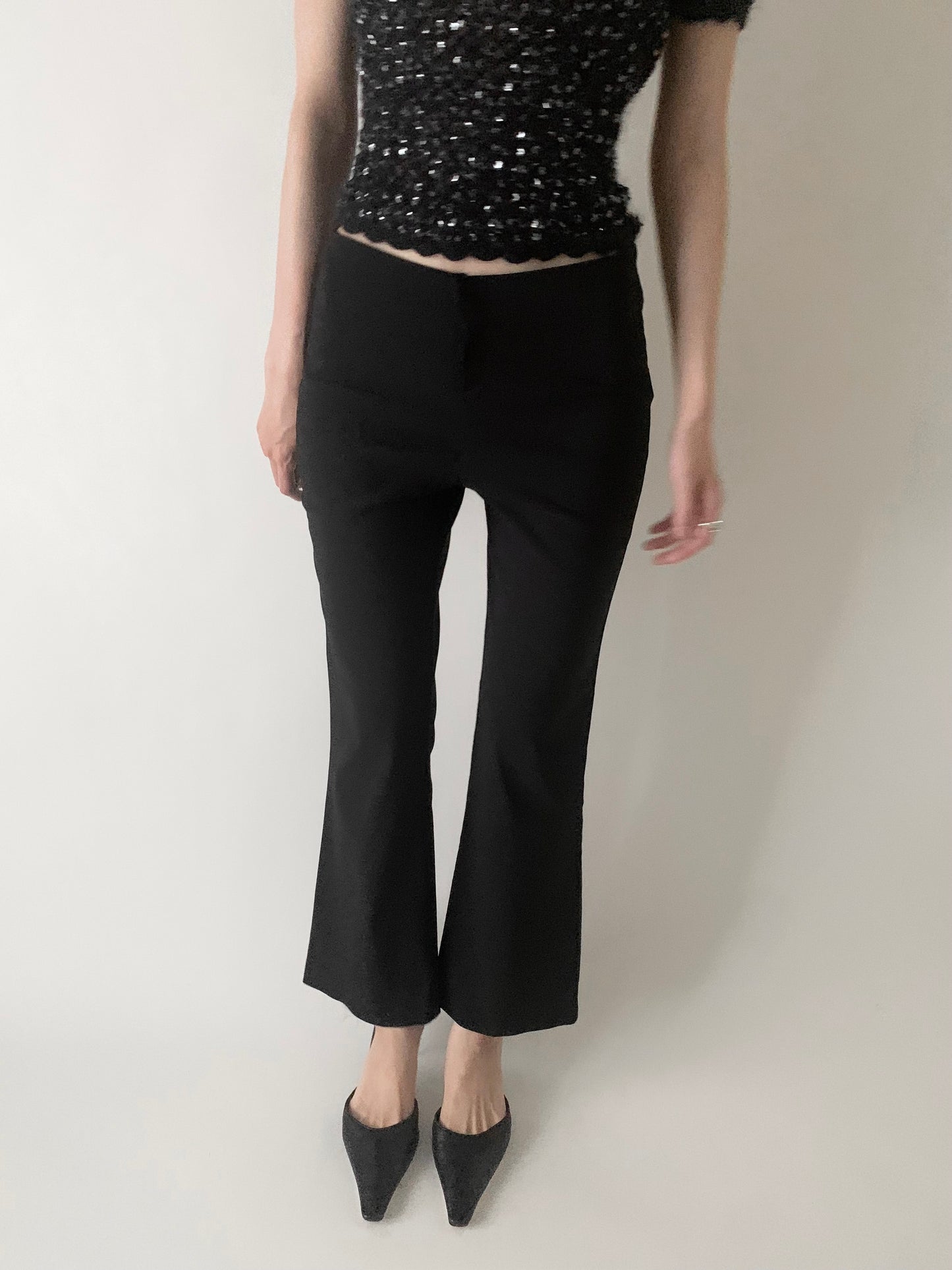 usa black boots cut pants