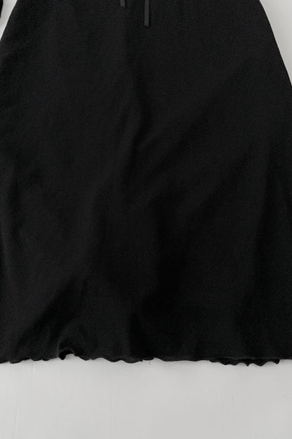 usa black waist ribbon dress