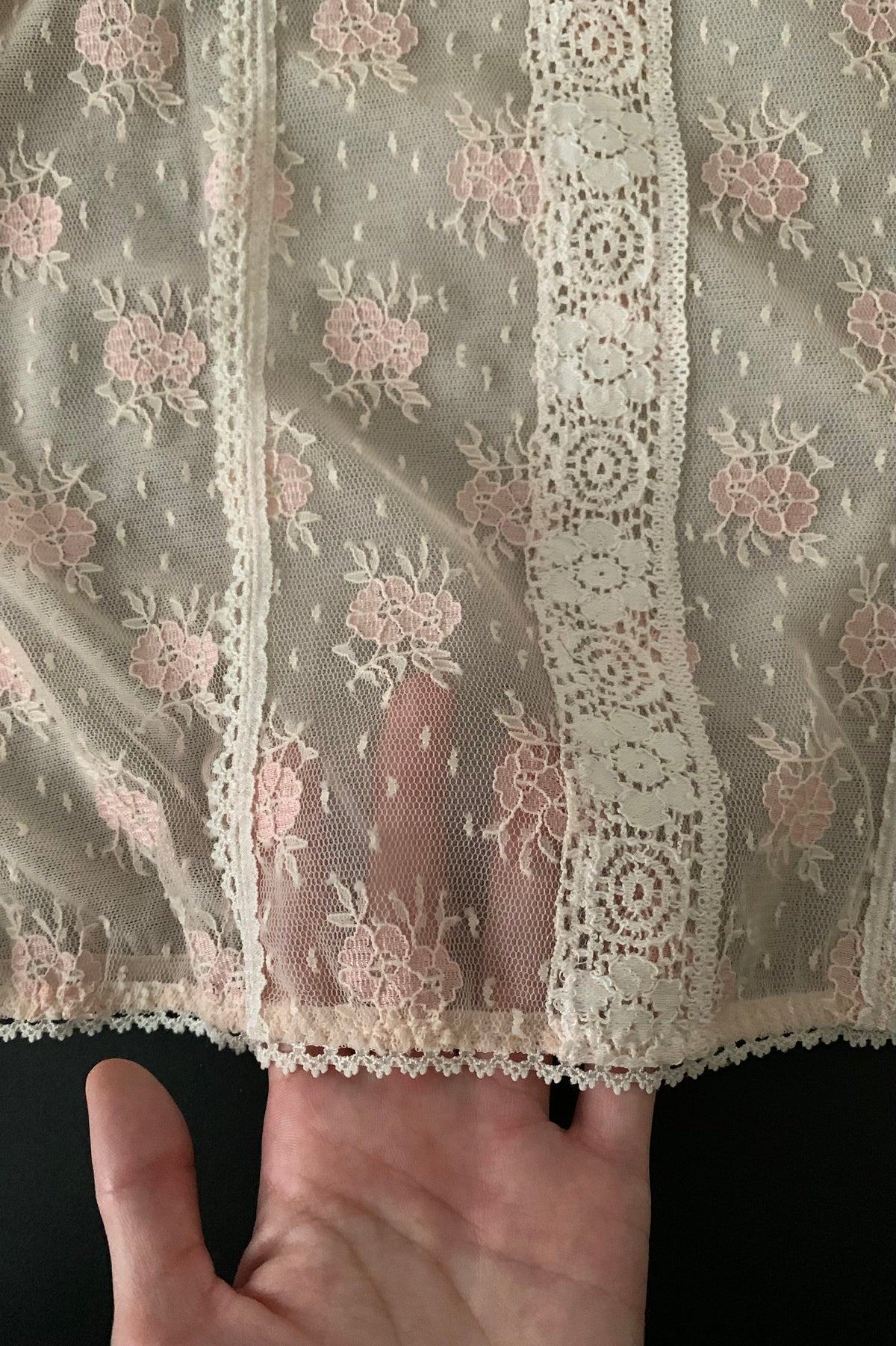 Chloe pink lingerie camisole