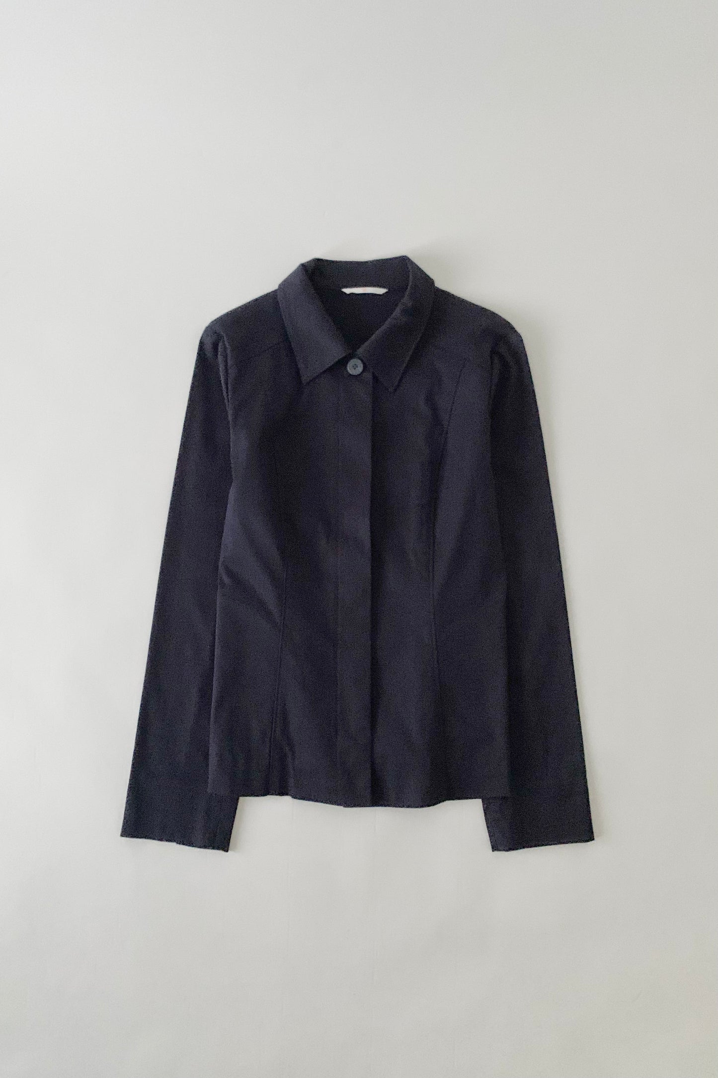 dark purple buttons jacket
